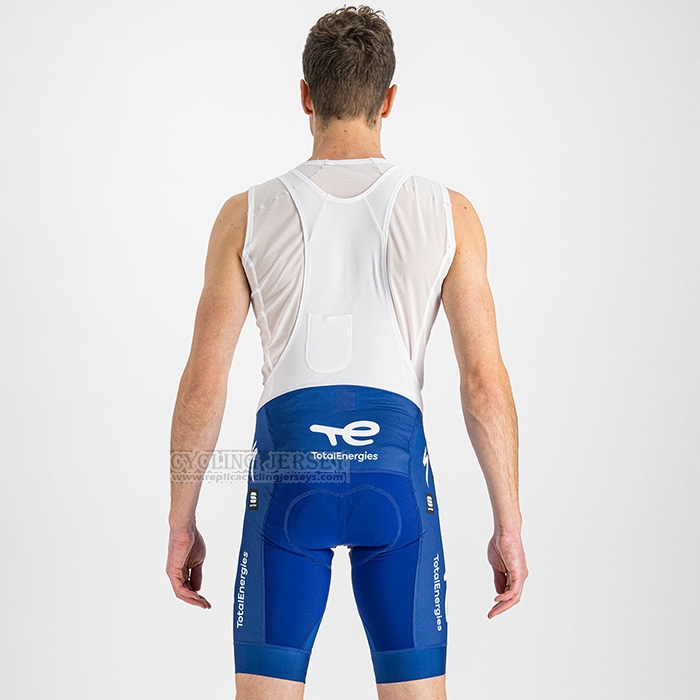 2022 Cycling Jersey Direct Energie White Yellow Blue Short Sleeve and Bib Short